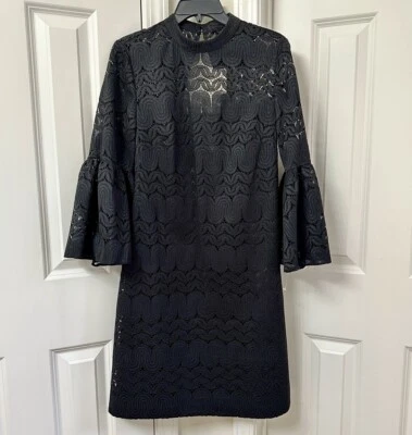 Trina Turk Women's  Lace Dress, Size-6, Black - Image 1 of 4