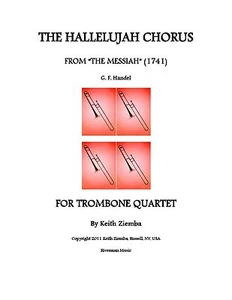 Handel Hallelujah Chorus - arr. for Trombone Quartet New arr. K. Ziemba - Picture 1 of 6