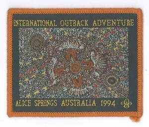 SCOUTS OF AUSTRALIA - INTERNATIONAL OUTBACK ADVENTURE 1994 SCOUT PATCH - Picture 1 of 1