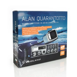 ALAN QUARANTOTTO - CB VEICOLARI AM-FM 40 CANALI ORIGINALE MIDLAND COD.C217.09 - Photo 1/6