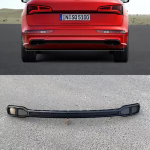 Fit For Audi Q5 SQ5 2018 2019 2020 Rear Bumper Lower Trim Strip Grille Black - Picture 1 of 5