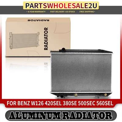 New Radiator with Oil Cooler for Mercedes-Benz 380SE 380SEC 3.8L 4.2L 5.0L 5.6L  - Image 1 of 4