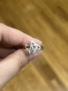 Celtic Knot Solvar Sterling Silver Ring Size 9 - Bild 1 von 6