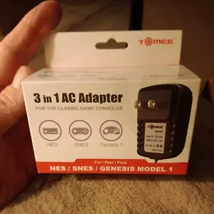 Genesis / SNES / NES 3-in-1 Universal AC Adapter - Tomee. New. Ships free - Picture 1 of 4