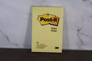 Post-it 659 Post-it Notes, 3-7/8 x 5-7/8", Canary Yellow, 1 Pad - Picture 1 of 3