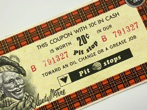 Canadian Tire Banknote 10+10 20 Cents Pit Stop Free Membership Large Seal CC311 - Picture 1 of 10