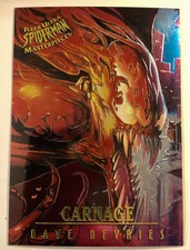 1995 Fleer Ultra Spider-Man Masterpieces #1 Carnage Dave Devries LIMITED EDITION