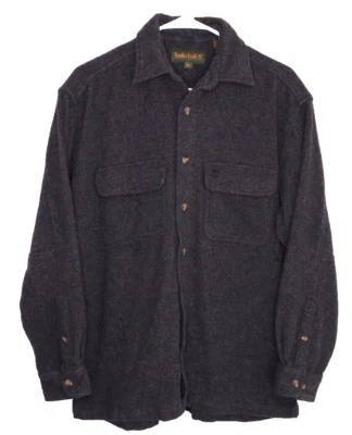 Camisa Timberland Talla XS Gris Oscuro Acrílico Mezcla Lana Manga Larga Con Botones Foto 1 de 4