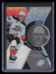 💥 2023-24 SPx Radiance FX Jackson LaCombe Rookie SP #/949 #RFX-80 Anaheim Ducks - Picture 1 of 2