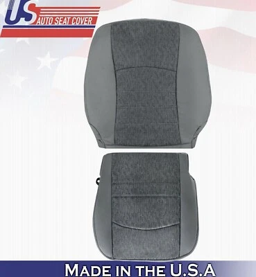 Cubiertas de asiento de tela gris para Dodge Ram 1500 2500 3500 SLT 2015 superior e inferior del conductor Foto 1 de 4