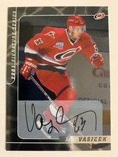 2000-01 BAP Be A Player Signature Series Autograph Josef Vasicek Auto #226