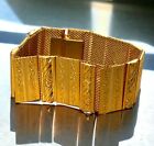 Bracelet chaîne en maille vintage avec chaîne de sécurité en or ?