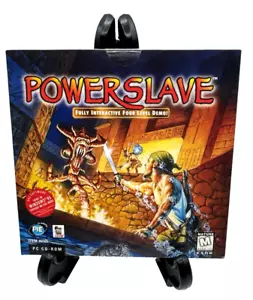 Powerslave-PC CD ROM W pełni interaktywne 4 poziomy DEMO-Egypt Grobowce-Lobotomia ZAPIECZĘTOWANE - Zdjęcie 1 z 18