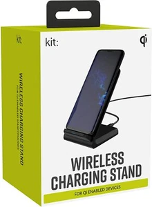 Kit 10W Qi Wireless Schnell Lade Ständer Dock Ladegerät für Smartphones - Brandneu - Bild 1 von 6