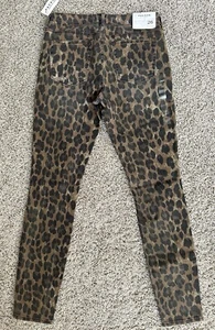 Pacsun Leopard Print Mid-rise Skinniest Jeans Sz 26 NWT - Picture 1 of 9