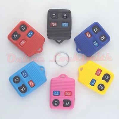 Keyless Entry Remote Alarm Replacement For Ford 4 Buttons DIY Programming - Image 1 of 4
