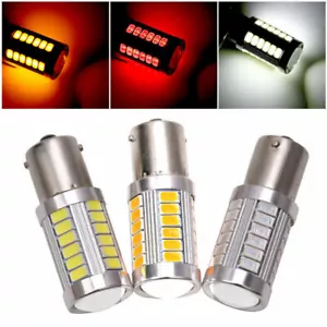 10X 1156 33SMD 5630 LED Luces de señal de giro para automóvil Bombilla de freno inverso Lámpara EE. UU. - Imagen 1 de 15