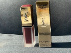 YSL Yves Tatouage Couture Liquid Matte Lip Stain #15 Violet Conviction - Picture 1 of 5