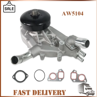 Engine Water Pump with Thermostat for Chevy Silverado 1500 Tahoe GMC Sierra 1500 - Imagem 1 de 4
