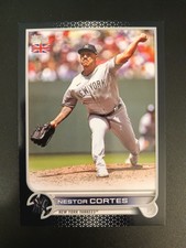 Nestor Cortes 2022 Topps UK Edition Yankees Black Parallel SP /125 Color Match!!