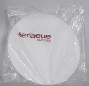 NEW Heraeus Amersil Quartz Port Baffle Plate, 9.125" OD. .25" Thick, AMAT? - Picture 1 of 4