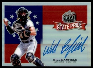 2018 Leaf Metal Draft State Pride Autographs Will Banfield Auto MLB Team #SP-WB1 - Picture 1 of 2