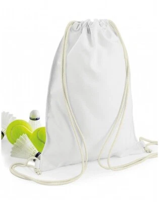 Turnbeutel Bedruckbar Sublimation Kordelzug Tasche Verein Sport BAG BASE 910 NEU