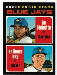 2020 topps heritage Bo Bichette / Anthony Kay #52 - Foto 1 di 2