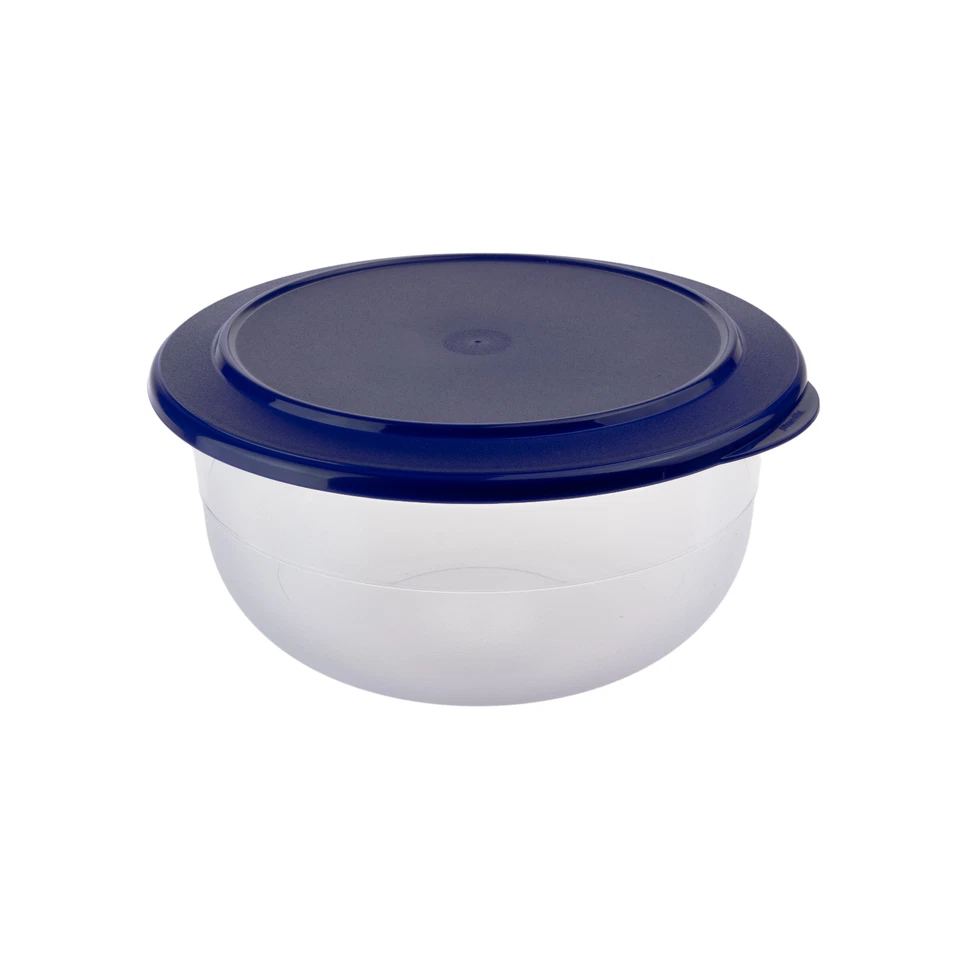 Tupperware Tafelperle Schüssel 2,1 l Servierschüssel Salatschüssel blau - Bild 1 von 1