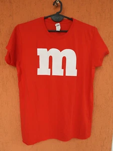 M&Ms Advertising Promo Womens T-Shirt Red (XL) - Picture 1 of 6