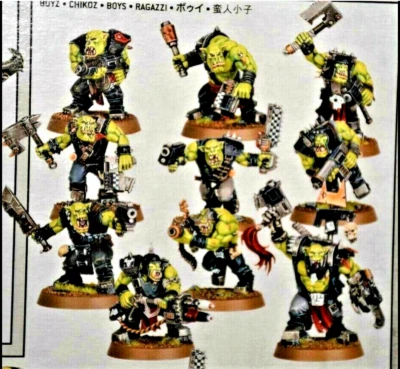 Ork Boyz ( 10 ) Orks Combat Patrol Warhammer 40k Ork Nob Klaw Rokkit Boys Orcs - Image 1 of 3