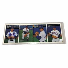 Nolan Ryan Autograph Signed Auto Mother’s Cookies 300 WINS COA Uncut Cards