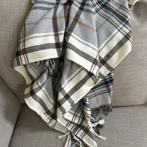 Ikea Hermine Throw Soft Wool Blend Blanket Couch Throw Beige Brown 48”x 70” - Picture 1 of 7