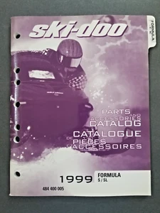 1999 Ski Doo Formula Formula S/SL Snowmobiles Original Dealer Parts Book Manual - Bild 1 von 3