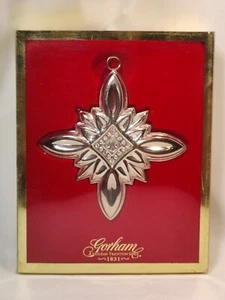 gorham silverplated star ornament - Imagen 1 de 8