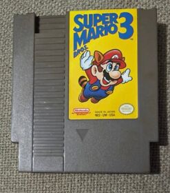 Broken Super Mario Bros. 3, Nintendo NES, AS-IS/For Parts