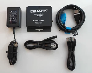 Binary B-320-1CAT-HDIR Transmitter with [HDMI, Ethernet Cable, Power Supply] - Picture 1 of 7