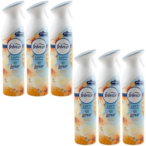 febreze Lufterfrischer GOLDENE ORCHIDEE 6 x 300 ml -entfernt Gerüche Raumspray - Picture 1 of 2