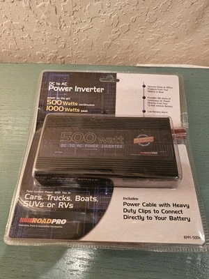Nuevo en paquete RoadPro 500 vatios DC a CA inversor de alimentación con cables Foto 1 de 4