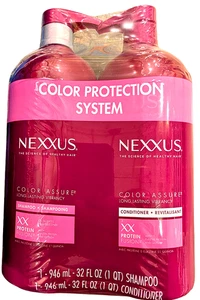 Nexxus Color Assure Shampoo & Conditioner w/ Elastin Quinoa 2 Packs-32 Oz - Picture 1 of 3