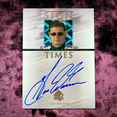 Gus Wasson 2000 SP Sign Times Autograph RC MINT Ohio NASCAR Auto Racing Rookie💙 - Image 1 of 2
