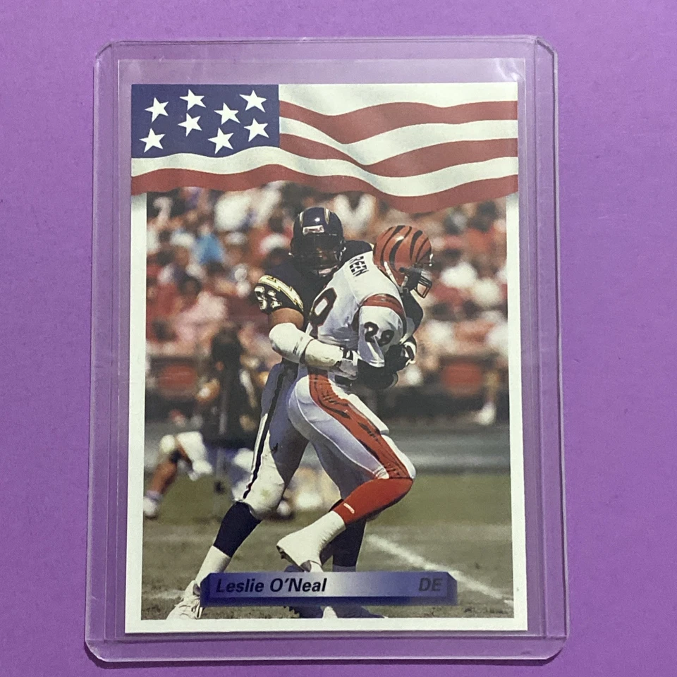 1992 All World - Leslie O'Neal #180 San Diego Chargers - Image 1 of 2