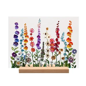 1PC Transparent Gifts Stained Flower Branch Multicolor Craft Acrylic Ornament - Picture 1 of 1