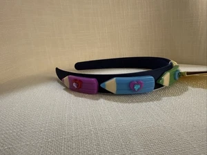 Piper K Colored Pencils Headband Hair Bling Accessories Back To School Teacher - Picture 1 of 3