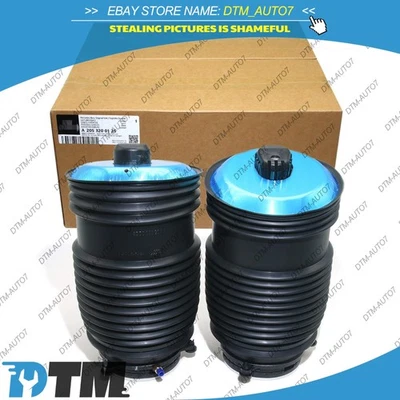 Par de bolsas de resorte de suspensión neumática trasera izquierda y derecha PARA MERCEDES CLASE C W205 C205 Foto 1 de 4