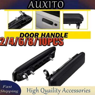 Manijas de puerta delanteras exteriores negras para camioneta Nissan D21 Pathfinder Sentra2-10x Foto 1 de 4