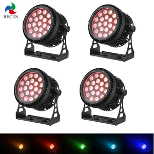 IP65 20x18w 6in1 Led Par Light Zoom 10-55 degree LED PAR Stage DJ Church 4pcs - Picture 1 of 8