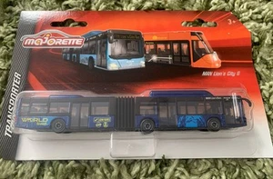 Majorette City Bus MAN Lion’s City G Blue New & Sealed - Picture 1 of 2