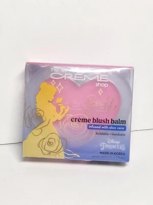 The Creme Shop Crema Rubor Bálsamo Disney Princesa Belle Rosa Encantada Nuevo Foto 1 de 4