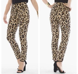 Chico’s Juliet Ankle-Hose Animal-Print elastischer Bund Größe 1/Large - Bild 1 von 12